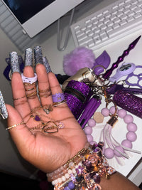 Self defense keychain and jewelry set